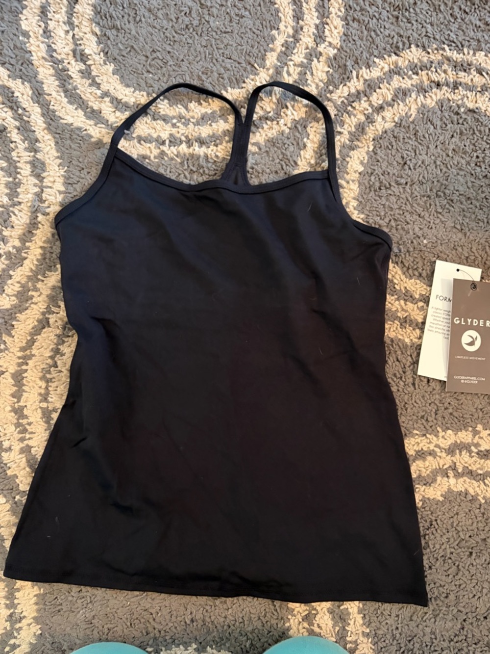 Glyder Lotus Tank Black